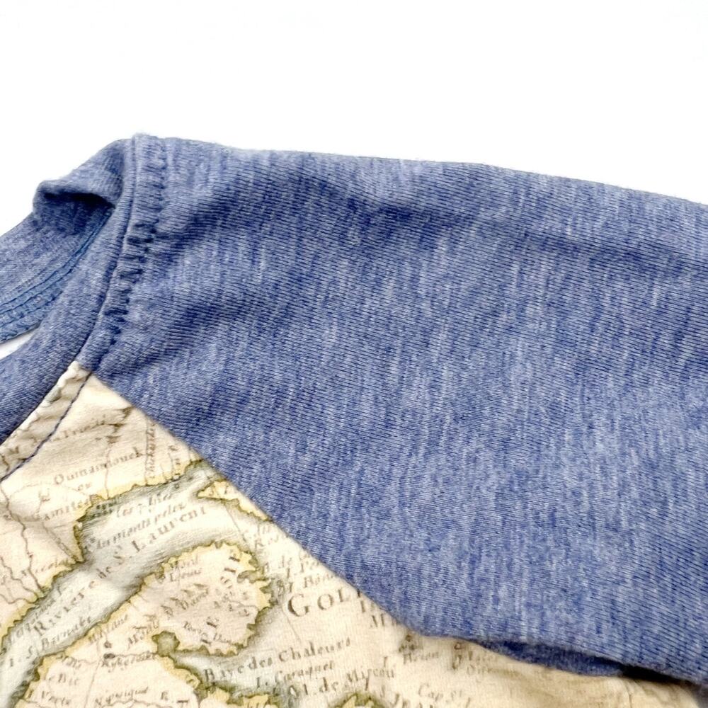Handmade Map Raglan Tee - Picture 5 of 7